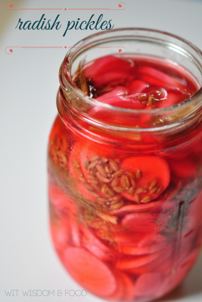 radish pickles quick